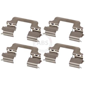 Kit d'accessoires, plaquette de frein à disque A.B.S. 0154Q pour BMW X5 xDrive M 50 d - 400cv Kit d'accessoires, plaquette de frein à disque A.B.S. 0154Q pour BMW X5 xDrive M 50 d - 400cv