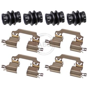 Kit d'accessoires, plaquette de frein à disque A.B.S. 0158Q pour CHRYSLER 300 1.5 DCI - 110cv
