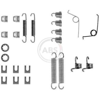 Kit d'accessoires, mâchoire de frein A.B.S. 0545Q pour RENAULT R25 2.2 - 121cv
