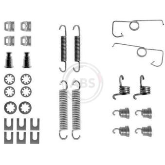 Kit d'accessoires, mâchoire de frein A.B.S. 0644Q pour ALFA ROMEO 33 1.3 - 75cv