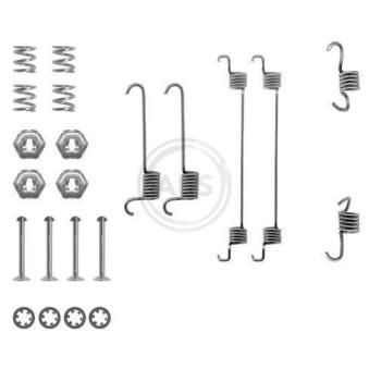 Kit d'accessoires, mâchoire de frein A.B.S. 0650Q pour LADA PRIORA 1.1 - 54cv