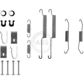 Kit d'accessoires, mâchoire de frein A.B.S. 0679Q pour HONDA CIVIC 1.5 i 16V - 94cv