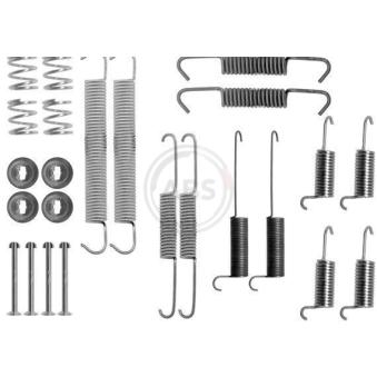 Kit d'accessoires, mâchoire de frein A.B.S. 0712Q pour INNOCENTI MINI 2.5 Syncro - 110cv Kit d'accessoires, mâchoire de frein A.B.S. 0712Q pour INNOCENTI MINI 2.5 Syncro - 110cv