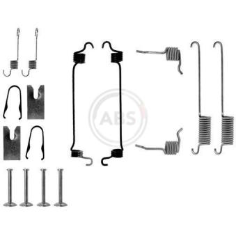 Kit d'accessoires, mâchoire de frein A.B.S. 0751Q pour MAZDA DEMIO 1.3 16V - 72cv