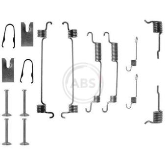 Kit d'accessoires, mâchoire de frein A.B.S. 0764Q pour MG MG 2.0 TD - 113cv