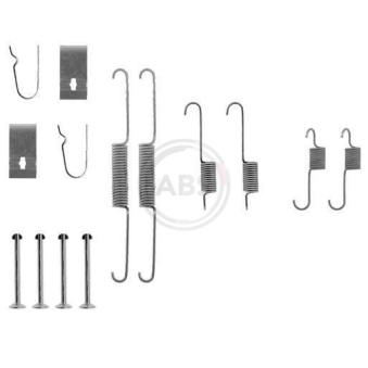 Kit d'accessoires, mâchoire de frein A.B.S. 0782Q pour KIA SHUMA 1.6 - 101cv Kit d'accessoires, mâchoire de frein A.B.S. 0782Q pour KIA SHUMA 1.6 - 101cv