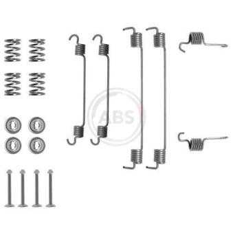 Kit d'accessoires, mâchoire de frein A.B.S. 0784Q pour MITSUBISHI SPACE 1.9 DI-D - 102cv