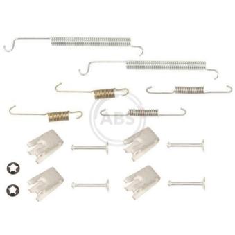 Kit d'accessoires, mâchoire de frein A.B.S. 0807Q pour HONDA ACCORD 1.6 i - 116cv