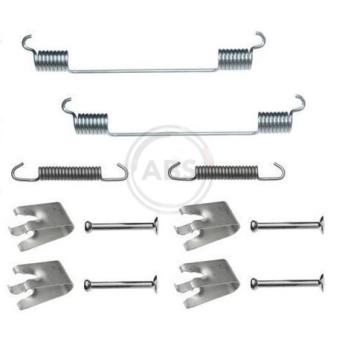 Kit d'accessoires, mâchoire de frein A.B.S. 0814Q pour RENAULT R12 1.8 TDCi - 110cv