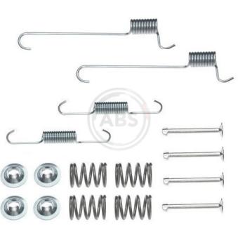 Kit d'accessoires, mâchoires de frein de stationnement A.B.S. [0848Q]