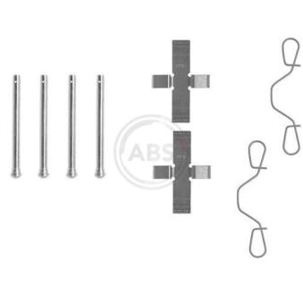 Kit d'accessoires, plaquette de frein à disque A.B.S. 0982Q pour VOLKSWAGEN CADDY 1.6 - 110cv