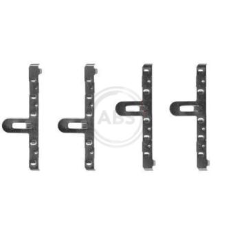 Kit d'accessoires, plaquette de frein à disque A.B.S. 1048Q pour MITSUBISHI SAPPORO 1.6 - 110cv