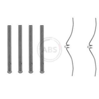 Kit d'accessoires, plaquette de frein à disque A.B.S. 1061Q pour MAZDA 6 1.6 - 86ch