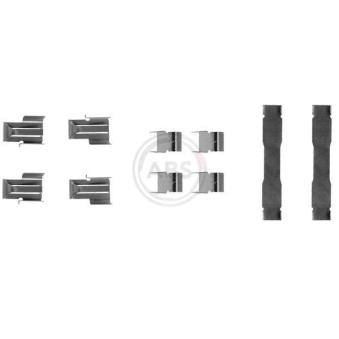 Kit d'accessoires, plaquette de frein à disque A.B.S. 1071Q pour MITSUBISHI LANCER 1.6 - 82cv