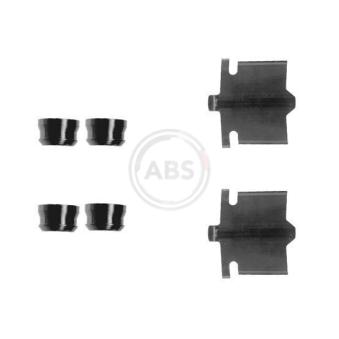 Kit d'accessoires, plaquette de frein à disque A.B.S. 1084Q pour FORD TRANSIT 2.0 - 78cv