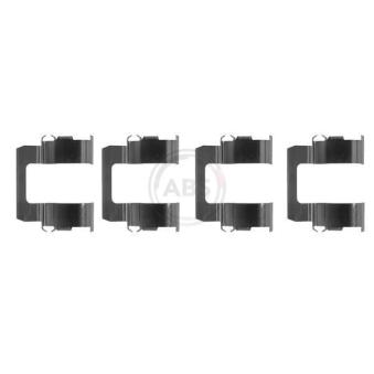 Kit d'accessoires, plaquette de frein à disque A.B.S. 1102Q pour NISSAN SUNNY 1.6 i 4x4 - 73cv