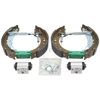 Jeu de mâchoires de frein A.B.S. 111530 pour CITROEN C2 1.6 - 109cv