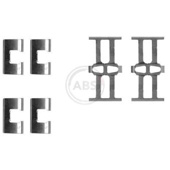 Kit d'accessoires, plaquette de frein à disque A.B.S. 1118Q pour RENAULT KADJAR 1.6 VVT - 120cv