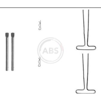 Kit d'accessoires, plaquette de frein à disque A.B.S. 1120Q