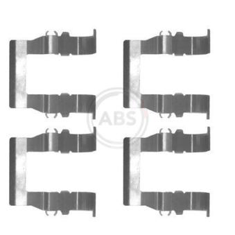 Kit d'accessoires, plaquette de frein à disque A.B.S. 1194Q pour BMW Série 3 2.4 - 112cv