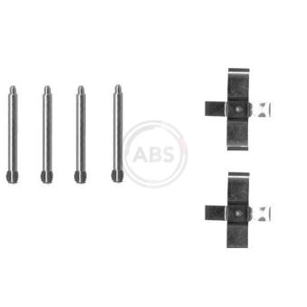 Kit d'accessoires, plaquette de frein à disque A.B.S. 1195Q pour DACIA DOKKER E 220 D - 95cv