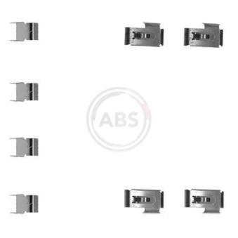 Kit d'accessoires, plaquette de frein à disque A.B.S. [1198Q]