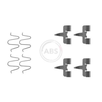 Kit d'accessoires, plaquette de frein à disque A.B.S. 1207Q pour FORD TRANSIT 1.6 16V - 110cv
