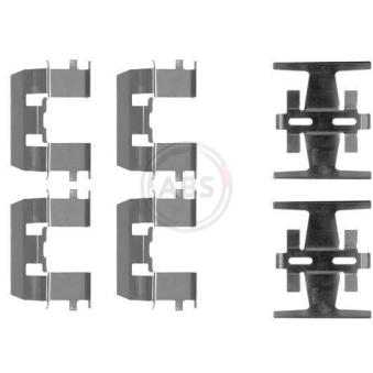 Kit d'accessoires, plaquette de frein à disque A.B.S. [1208Q]