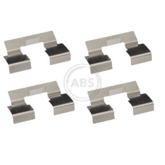 Kit d'accessoires, plaquette de frein à disque A.B.S. 1214Q pour ROVER 25 1.1 - 75cv