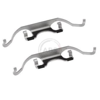 Kit d'accessoires, plaquette de frein à disque A.B.S. 1224Q pour BMW Série 5 525 tds - 143cv