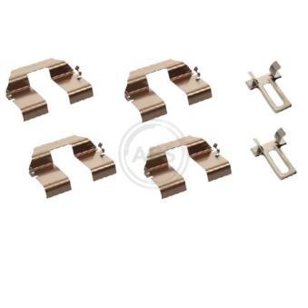 Kit d'accessoires, plaquette de frein à disque A.B.S. 1233Q pour MERCEDES-BENZ CLASSE E 2.5 Syncro - 110cv Kit d'accessoires, plaquette de frein à disque A.B.S. 1233Q pour MERCEDES-BENZ CLASSE E 2.5 Syncro - 110cv