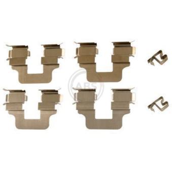 Kit d'accessoires, plaquette de frein à disque A.B.S. 1245Q pour KIA EV6 1.7 CDTI - 110cv