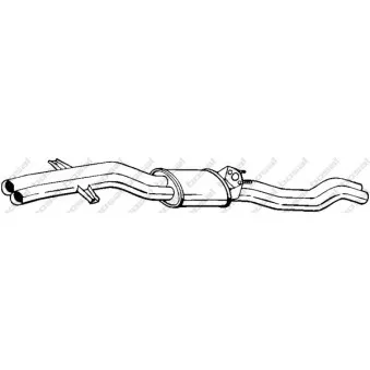 Silencieux central BOSAL 284-531