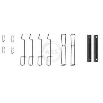 Kit d'accessoires, plaquette de frein à disque A.B.S. [1265Q]