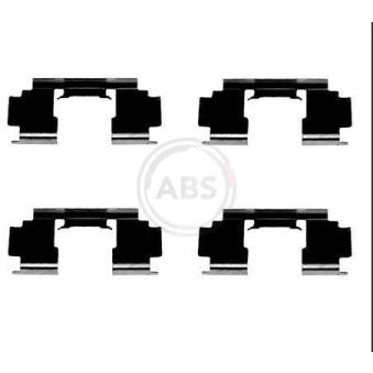 Kit d'accessoires, plaquette de frein à disque A.B.S. 1276Q pour MERCEDES-BENZ GLC 1.6 i - 110cv