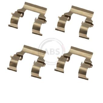 Kit d'accessoires, plaquette de frein à disque A.B.S. 1279Q pour BMW Série 3 2.4 - 112cv