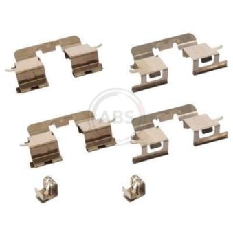 Kit d'accessoires, plaquette de frein à disque A.B.S. [1290Q]