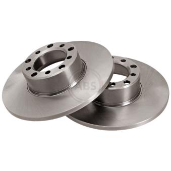 Jeu de 2 disques de frein avant A.B.S. 15740 pour MERCEDES-BENZ KOMBI 200 T - 101cv