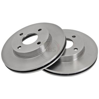 Jeu de 2 disques de frein avant A.B.S. 15812 pour FORD SIERRA 2.8 i XR 4x4 - 146cv