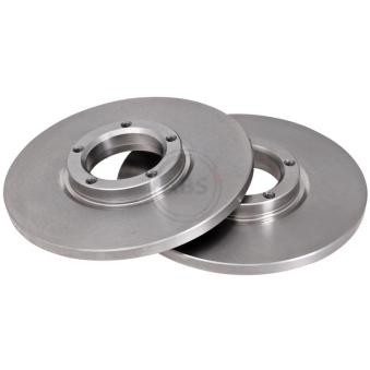 Jeu de 2 disques de frein avant A.B.S. 15814 pour FORD TRANSIT 2.5 D - 68cv