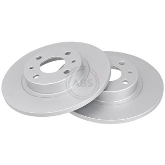 Jeu de 2 disques de frein avant A.B.S. [15858]