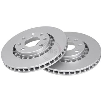 Jeu de 2 disques de frein avant A.B.S. 15878 pour OPEL VECTRA 2.0 DTI 16V - 101cv