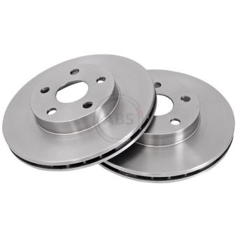 Jeu de 2 disques de frein avant A.B.S. [15897]