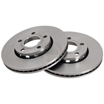 Jeu de 2 disques de frein avant A.B.S. 15936 pour MAZDA MX-6 2.1 E - 136cv