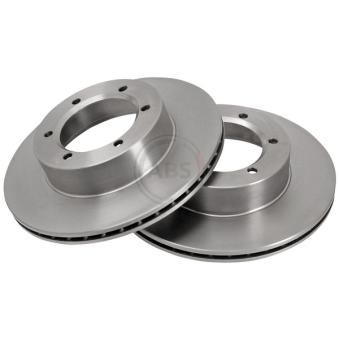 Jeu de 2 disques de frein avant A.B.S. [15980]