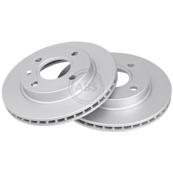 Jeu de 2 disques de frein avant A.B.S. [15981]