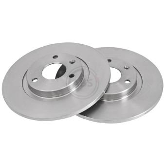 Jeu de 2 disques de frein avant A.B.S. 16035
