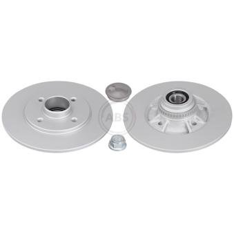 Jeu de 2 disques de frein arrière A.B.S. 16058C pour RENAULT THALIA 1.2 16V - 75cv