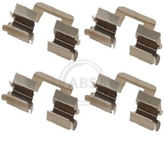 Kit d'accessoires, plaquette de frein à disque A.B.S. 1606Q pour RENAULT VELSATIS 1.6 - 110cv