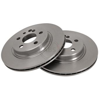 Jeu de 2 disques de frein arrière A.B.S. 16112 pour MERCEDES-BENZ CLASSE S 600 SE.SEL - 408cv